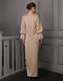 BAJU KURUNG KEDAH MODEN GRACELYN (CHAMPAGNE)